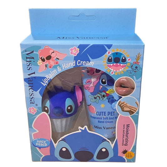 MISS VANESSA - Cute Pet Juicy Peach Lip Balm & Hand Cream Set