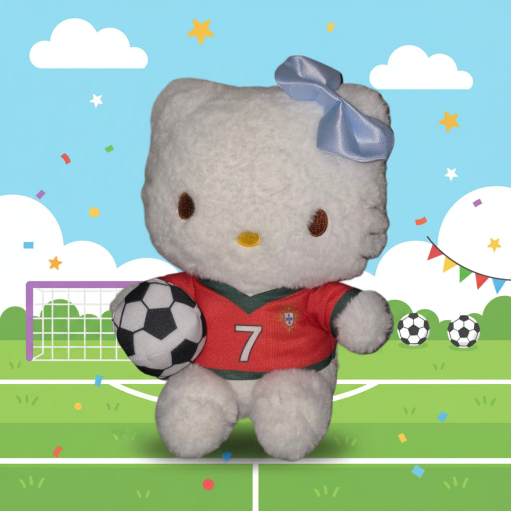 Hello Kitty Soccer Plush - 8"