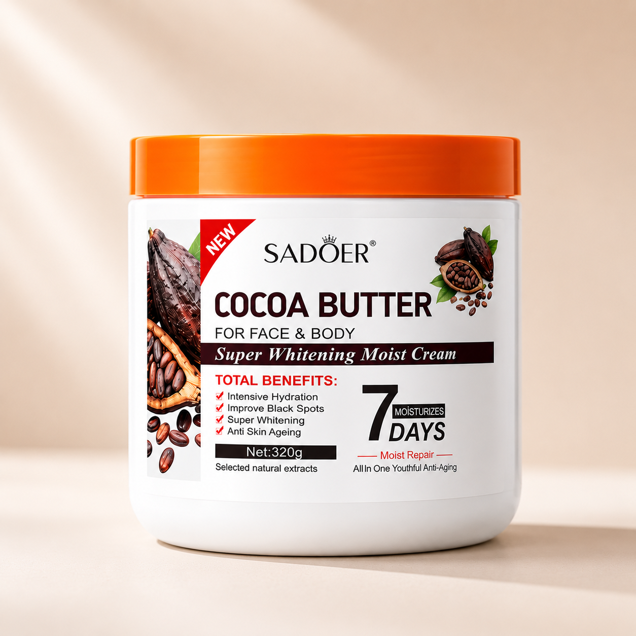 SADOER - Cocoa Butter Moisturizing Cream
