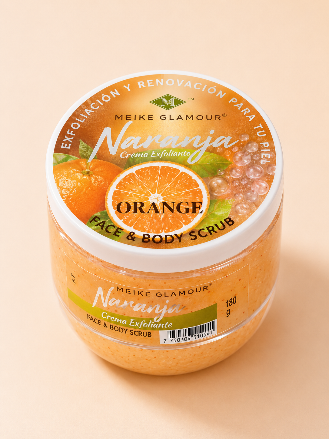 MEIKE GLAMOUR - Orange Face & Body Scrub