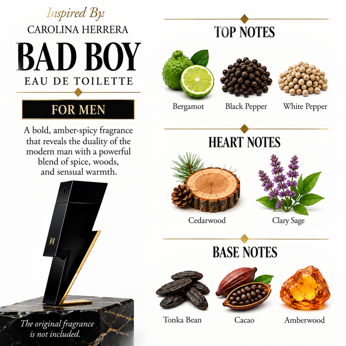 Inspired by Carolina Herrera - Bad Boy