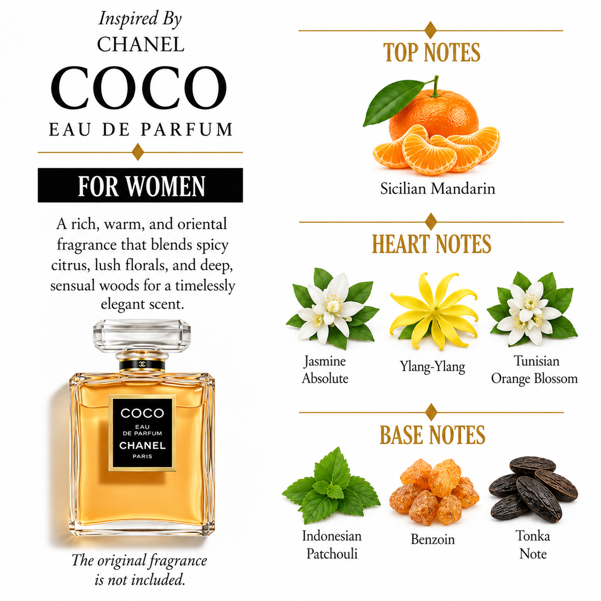Inspired by Chanel - Coco