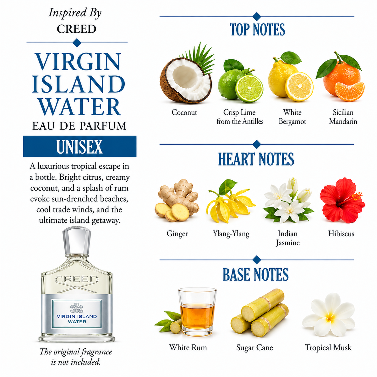 Inspired by Creed - Virgin Island Water
