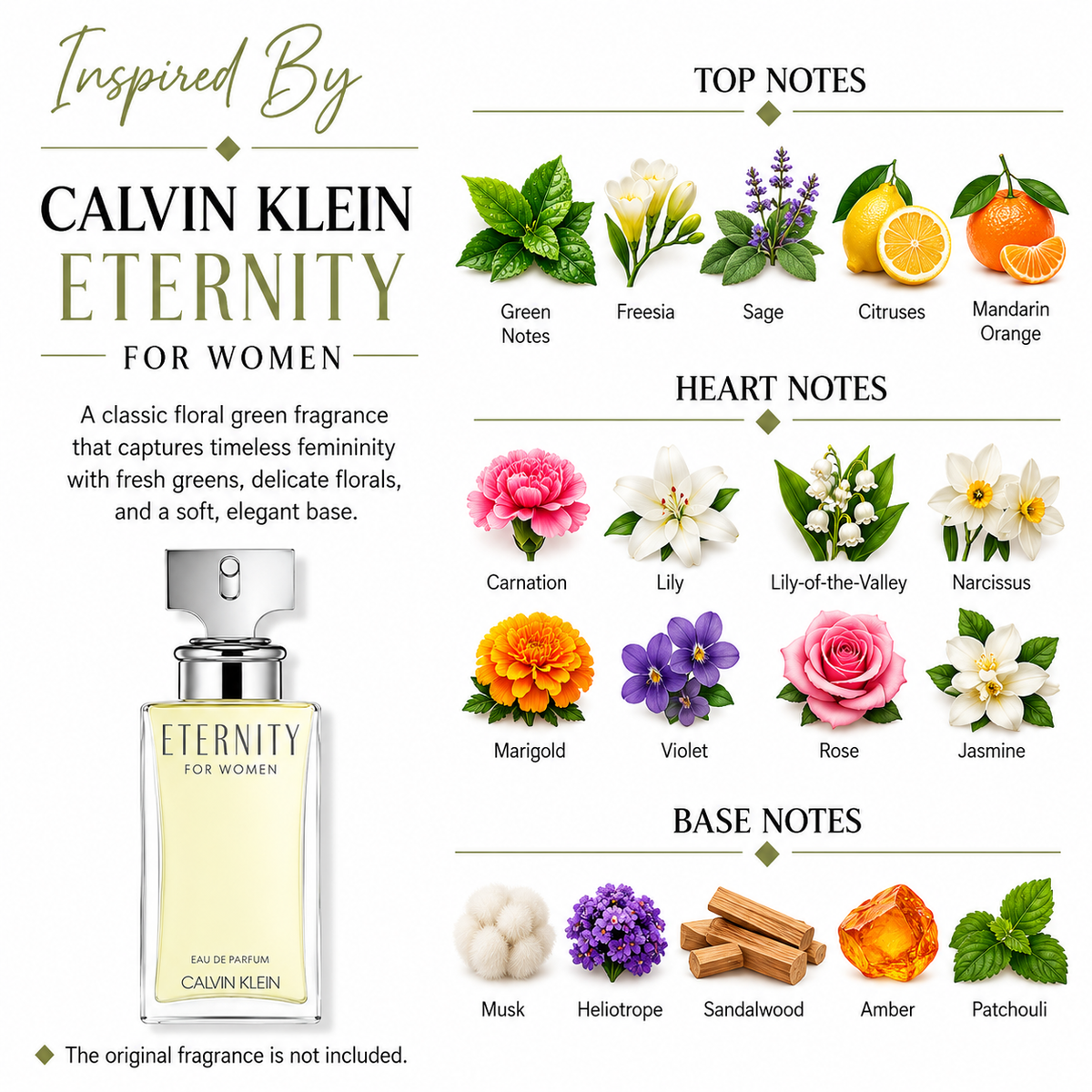 Inspired by Calvin Klein - Eternity