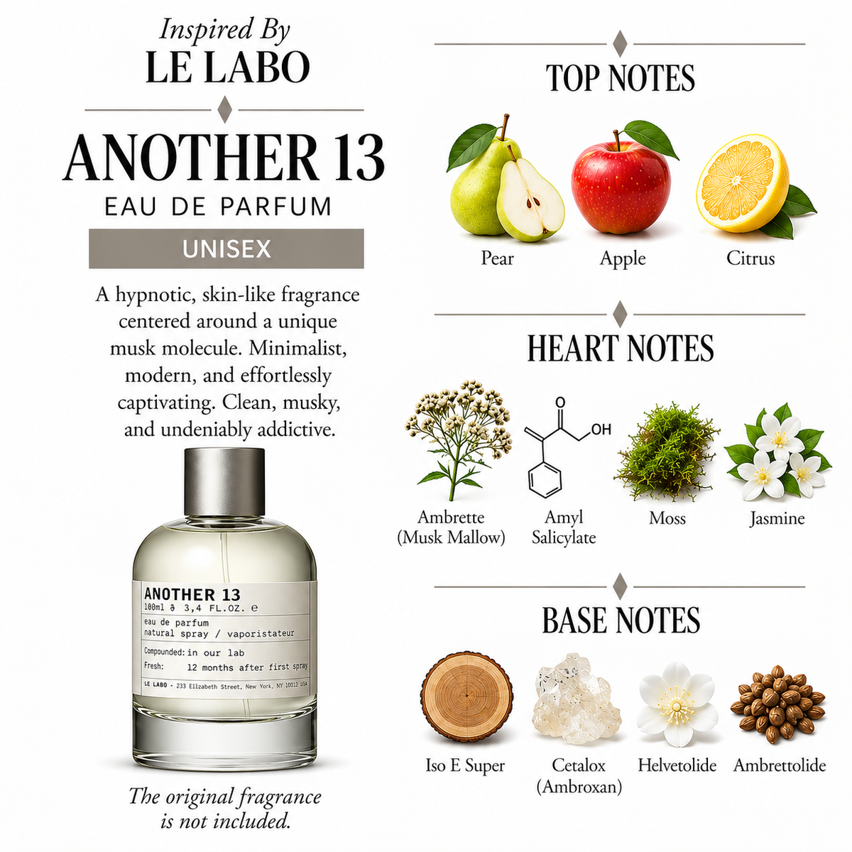Inspired by Le Labo - Another 13