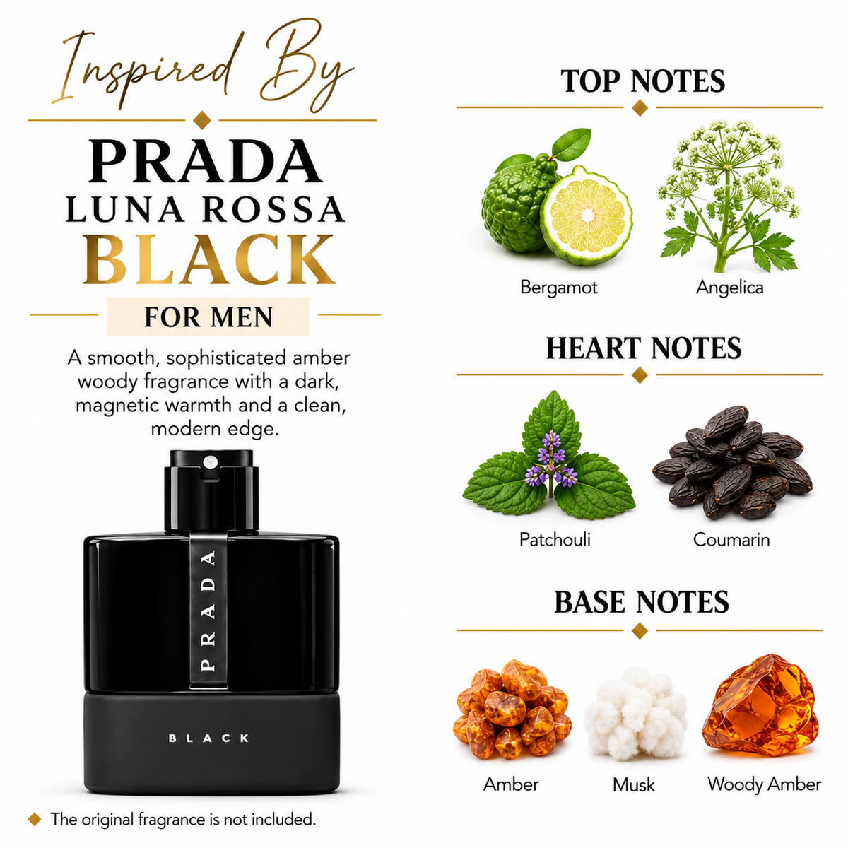 Inspired by Prada - Luna Rossa Black