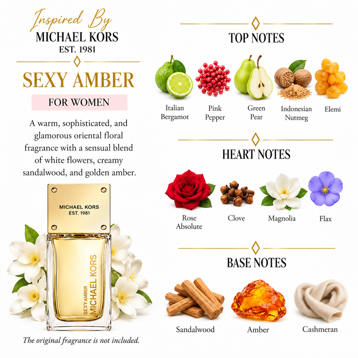 inspired by Michael Kors - Sexy Amber