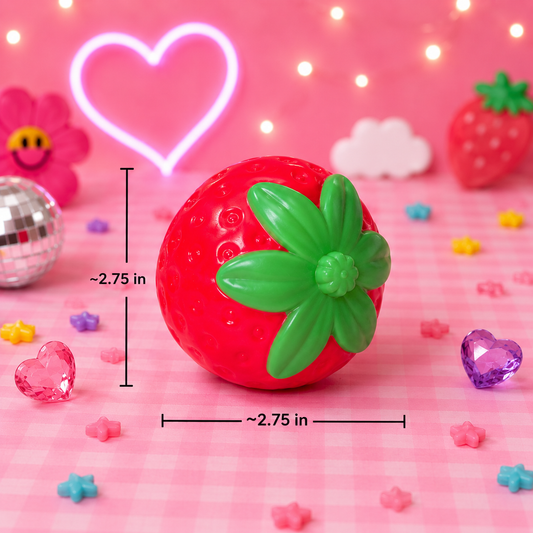 Slow-Rise Strawberry Squishy