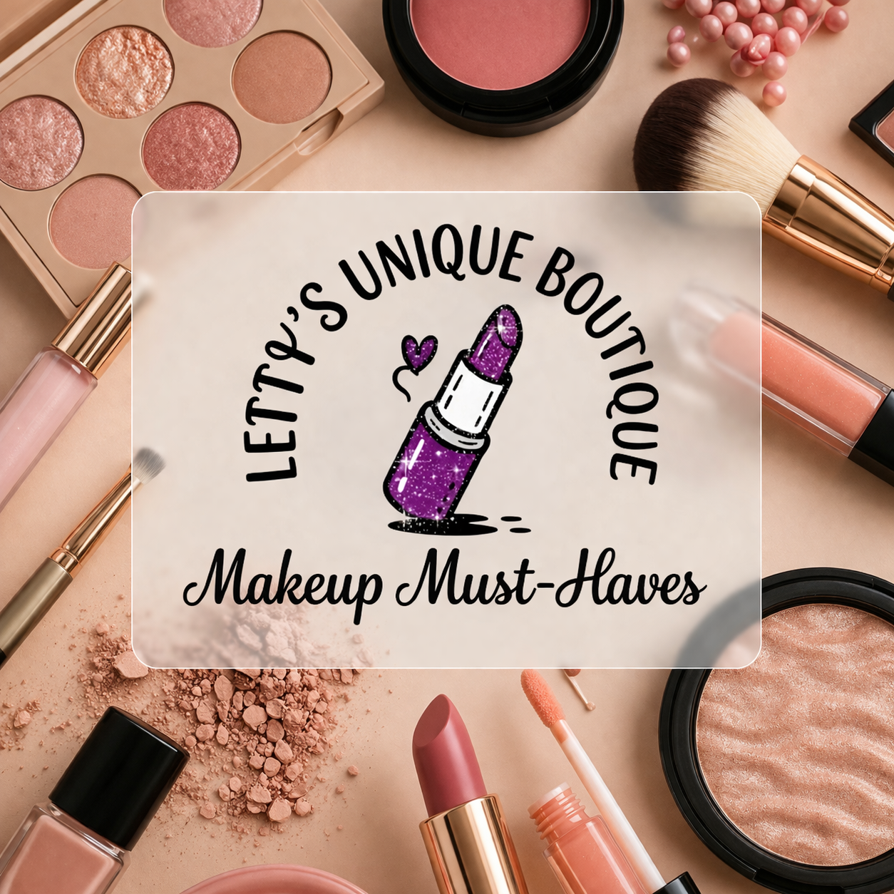 Makeup Must-Haves Purple Background