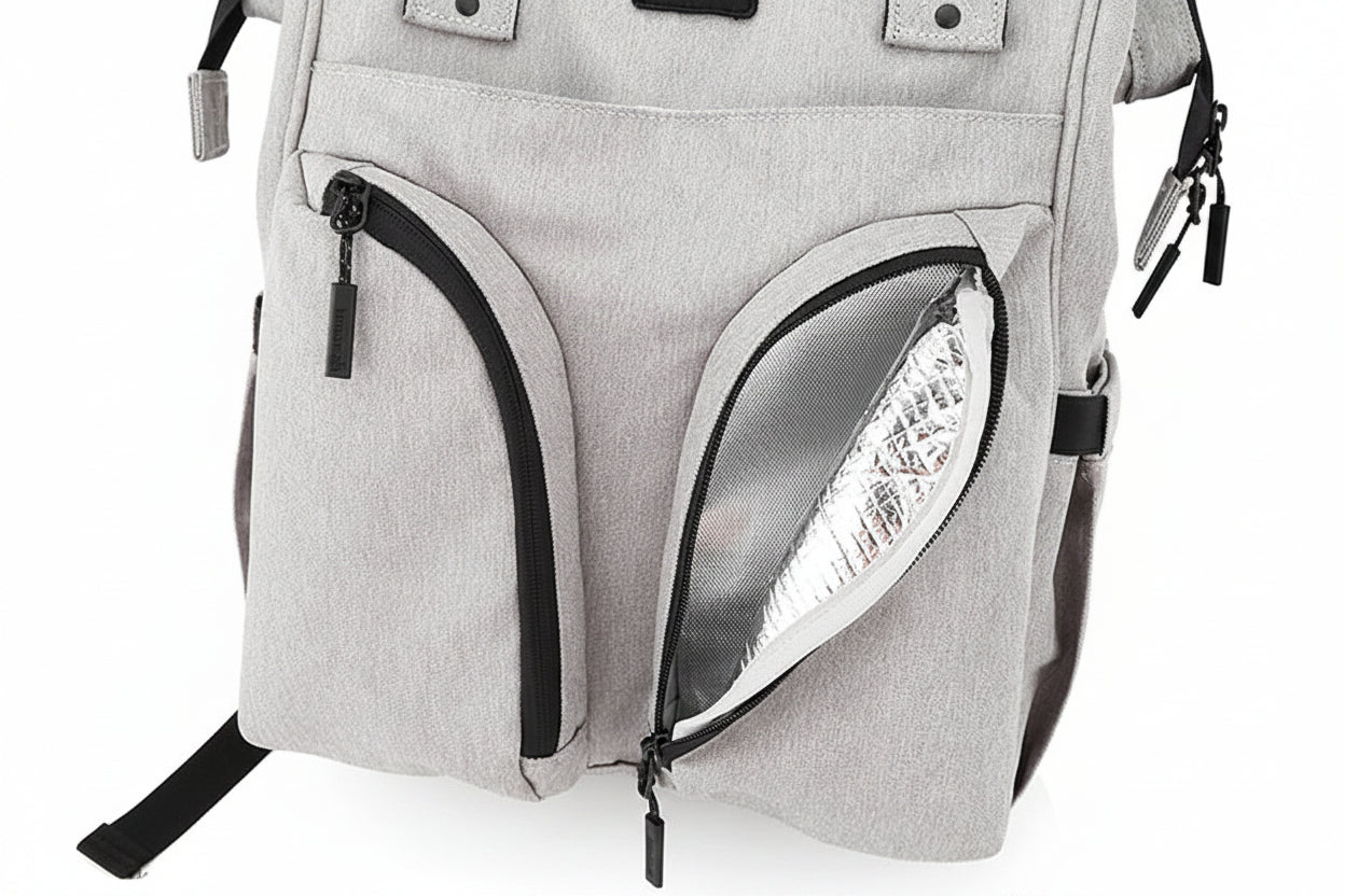 HIMAWARI - 1208 Waterproof Diaper Backpack Black