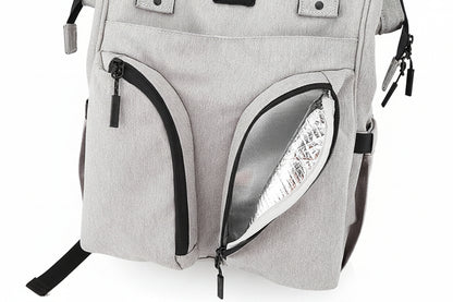 HIMAWARI - 1208 Waterproof Diaper Backpack Black