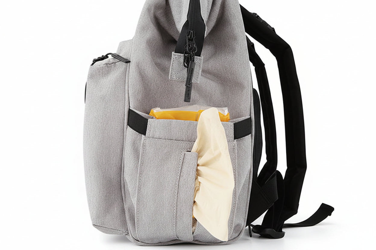 HIMAWARI - 1208 Waterproof Diaper Backpack Black