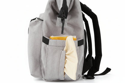 HIMAWARI - 1208 Waterproof Diaper Backpack Black