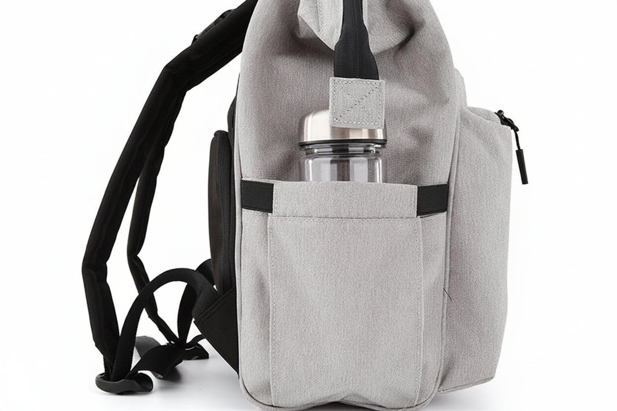 HIMAWARI - 1208 Waterproof Diaper Backpack Black