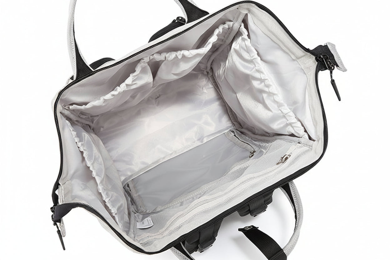 HIMAWARI - 1208 Waterproof Diaper Backpack Black