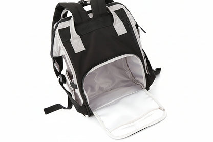 HIMAWARI - 1208 Waterproof Diaper Backpack Black