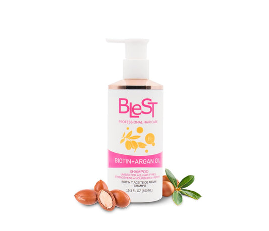 BLEST Professional Hair Care -  Care Biotin Argan Oil Shampoo