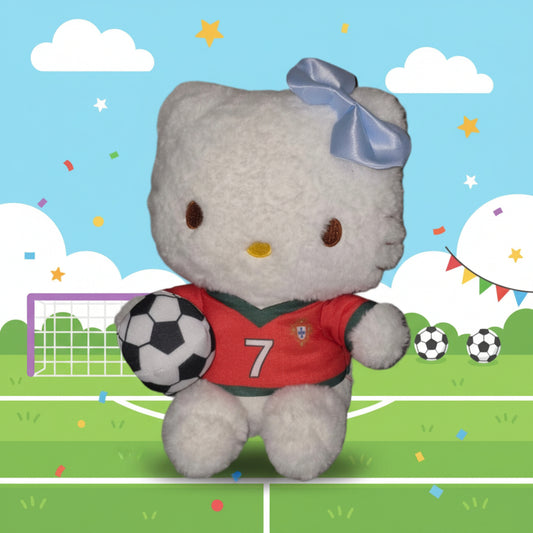 Hello Kitty Soccer Plush - 8"