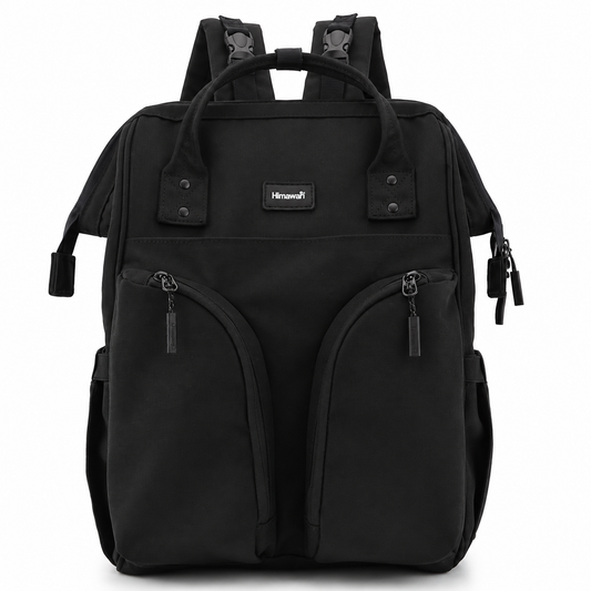 HIMAWARI - 1208 Waterproof Diaper Backpack Black