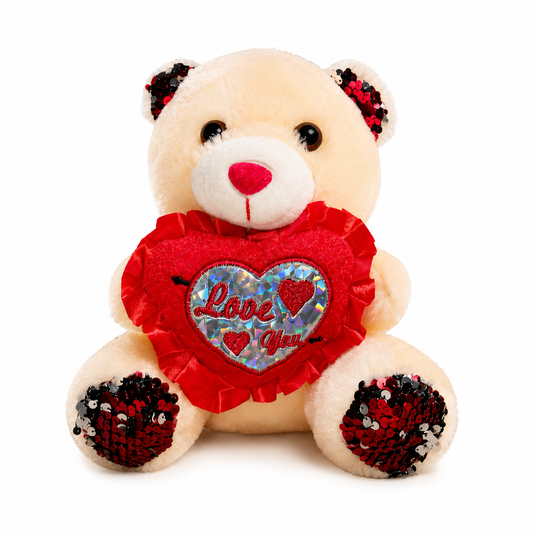 Love You Teddy Bear Plush – 8"