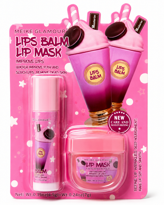 MEIKE GLAMOUR - Lip Balm &amp; Lip Mask Set
