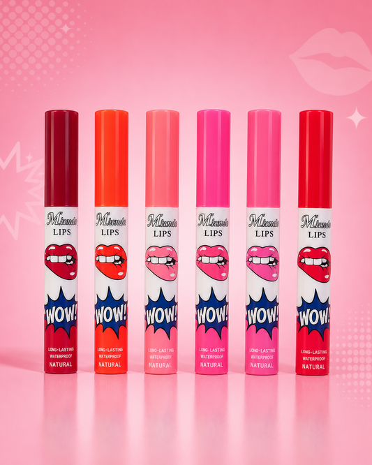 MLUNDO - Peel-Off Lip Glaze — 6-Piece Assorted Set