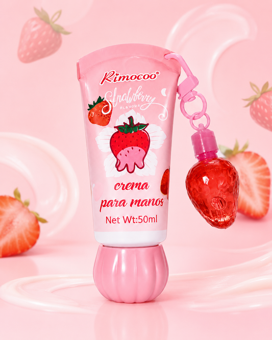 RIMOCOO - Strawberry Hand Cream with Charm