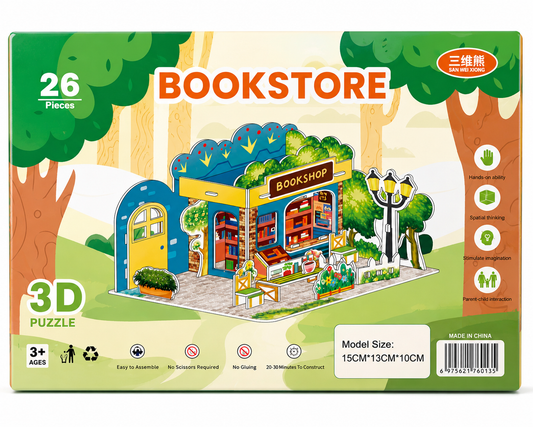 Bookstore - 3D Puzzle