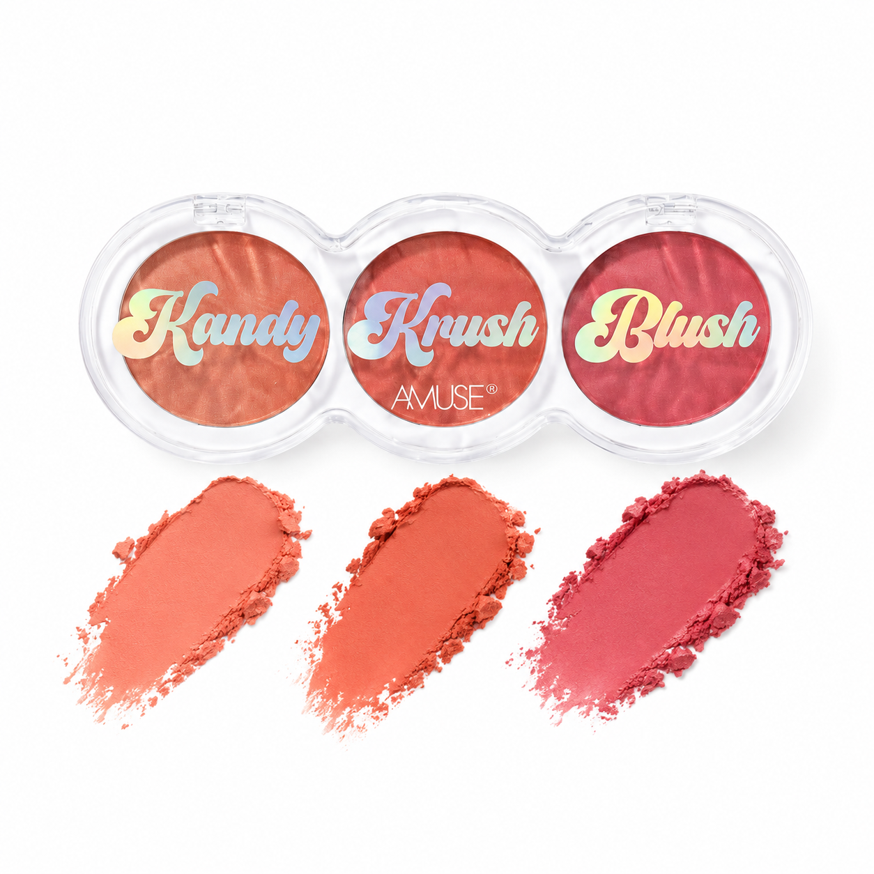 AMUSE - Kandy Krush Blush – 3-in-1 Powder Blush Palette