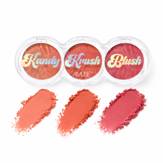 AMUSE - Kandy Krush Blush – 3-in-1 Powder Blush Palette