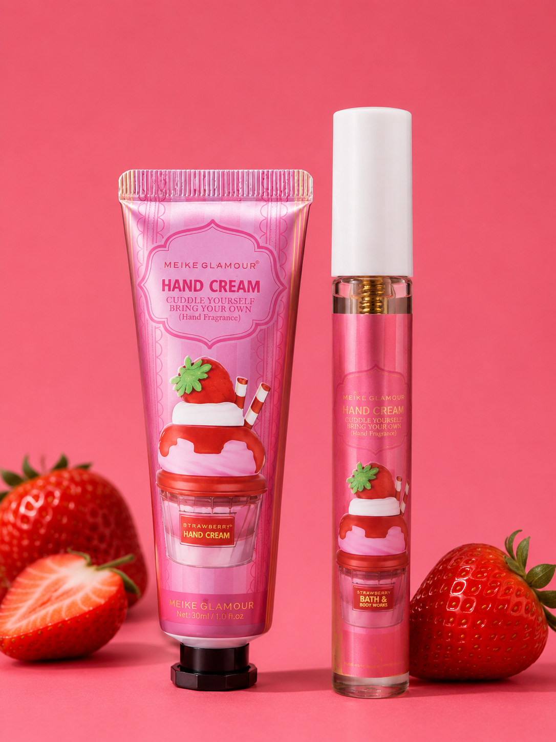 MEIKE GLAMOUR - Hand Cream & Body Mist Gift Set