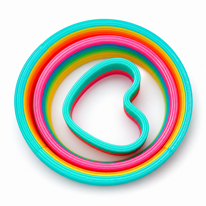 Rainbow Spring Toy Set