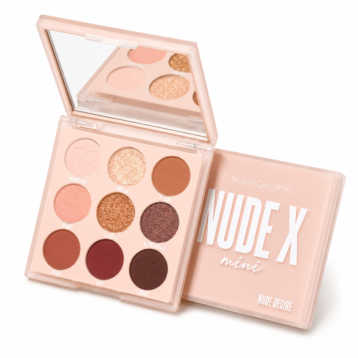 BEAUTY CREATIONS - Nude X Mini Eyeshadow Palette – Nude Desire