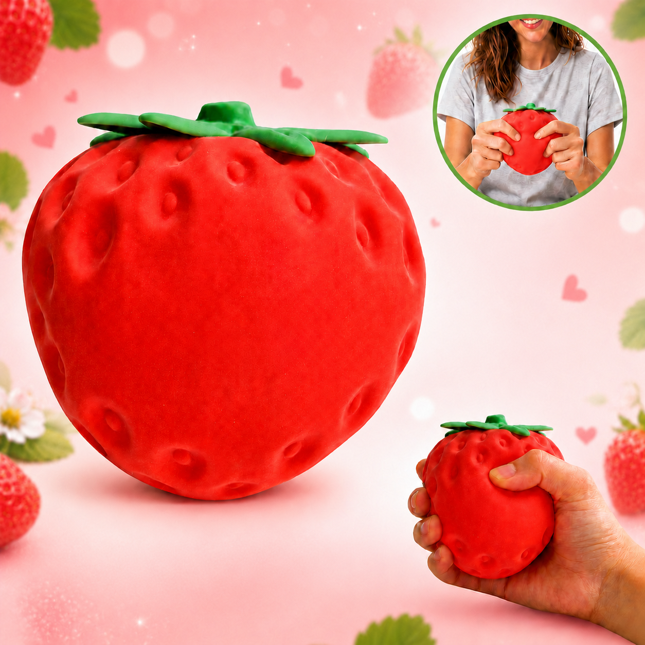 Strawberry Squishy Slow-rise