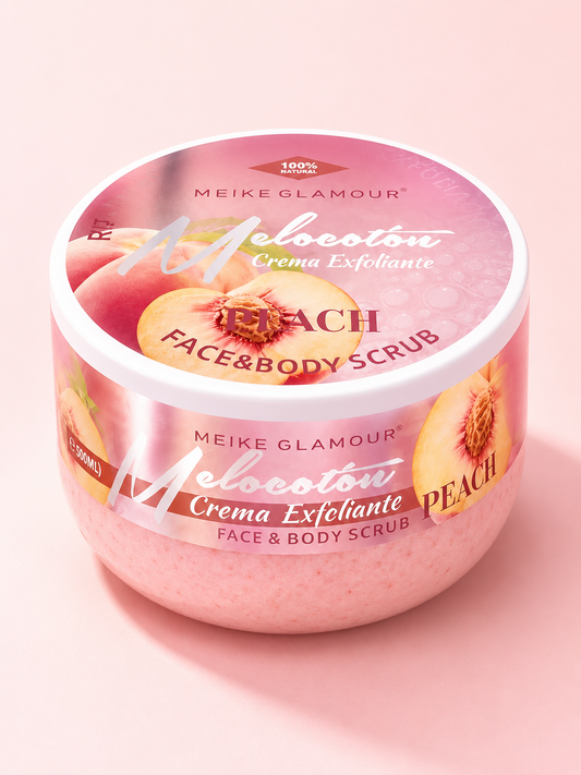 MEIKE GLAMOUR - Peach Face & Body Scrub