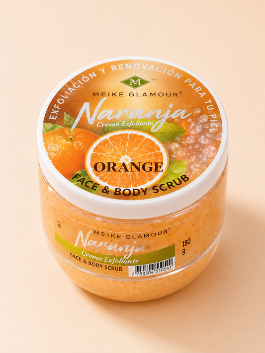 MEIKE GLAMOUR - Orange Face & Body Scrub