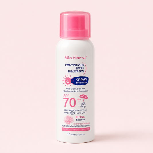 MISS VANESSA - Rose Continuous Spray Sunscreen SPF 70+