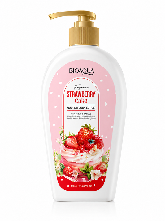 BIOAQUA - Strawberry Cake Nourishing Body Lotion