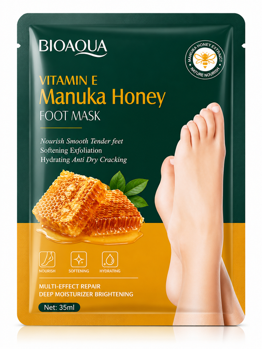 BIOAQUA - Vitamin E Manuka Honey Foot Mask