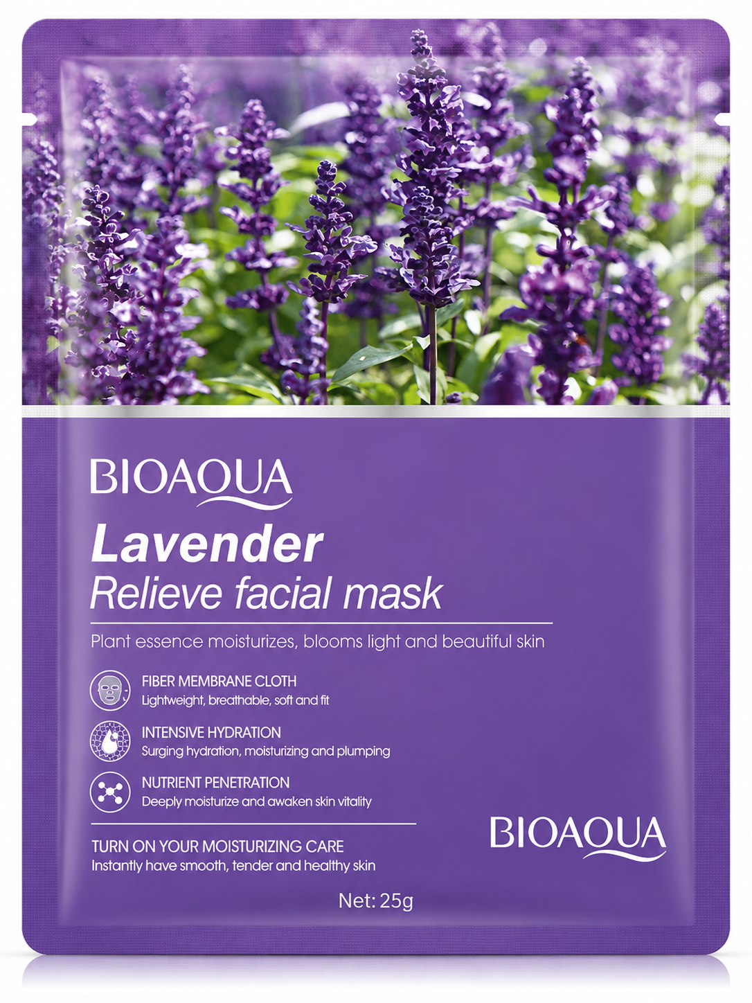 BIOAQUA - Lavender Relieve Facial Mask