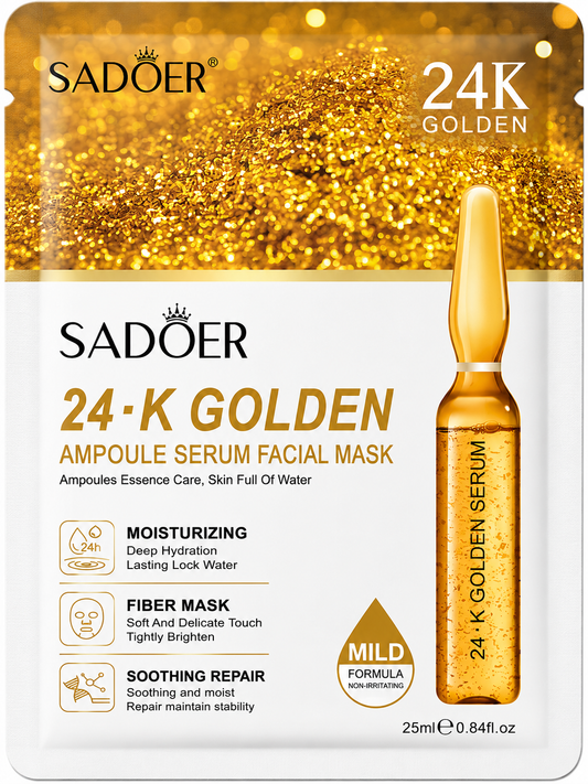SADOER - 24K Golden Ampoule Serum Facial Mask