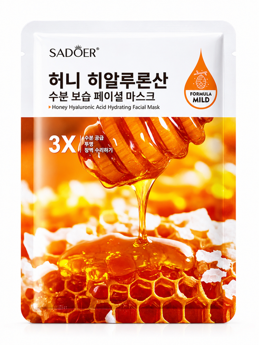 SADOER - Honey Hyaluronic Acid Hydrating Facial Mask