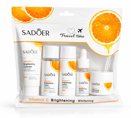 SADOER - Vitamin C Brightening Skincare Travel Set