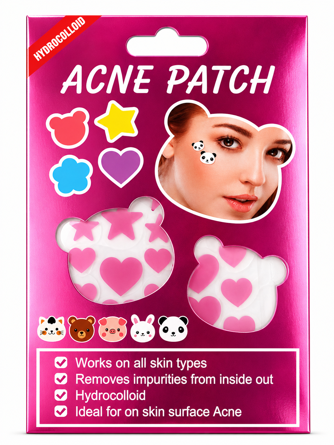 KAWAII PANDA - Hydrocolloid Acne Patch