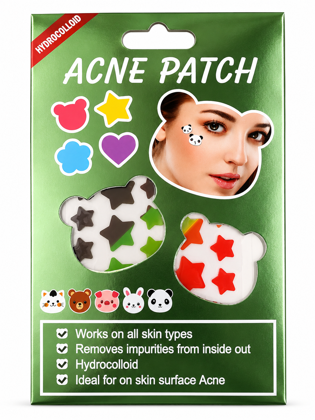 KAWAII PANDA - Hydrocolloid Acne Patch