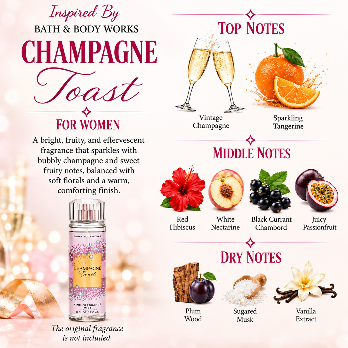 Inspired by Bath & Body Works - Champagne Toast