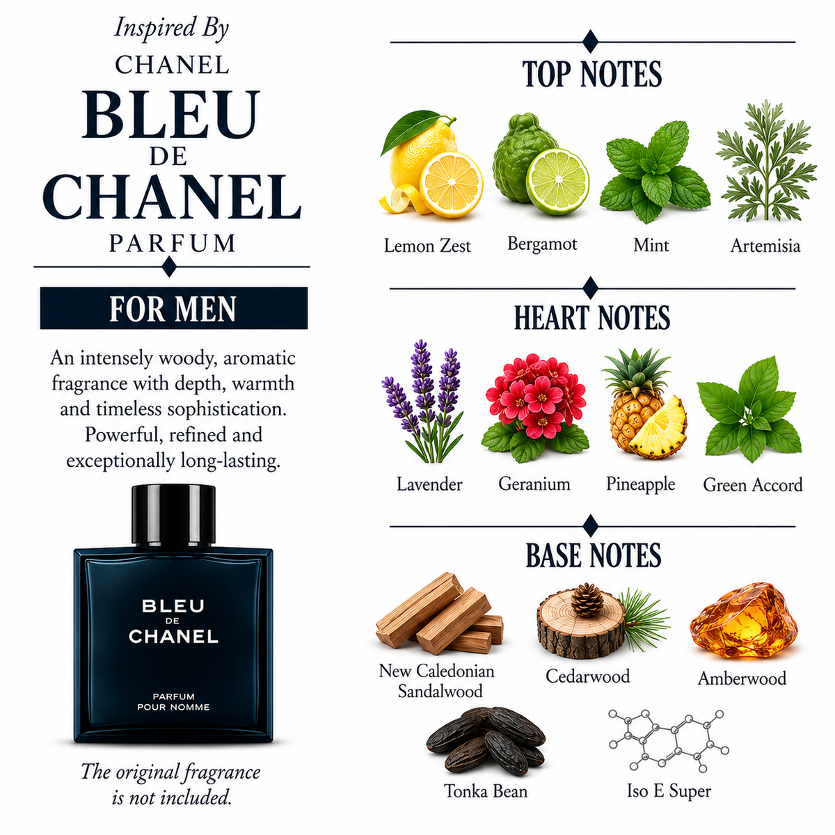 Inspired by Chanel - Bleu De Chanel