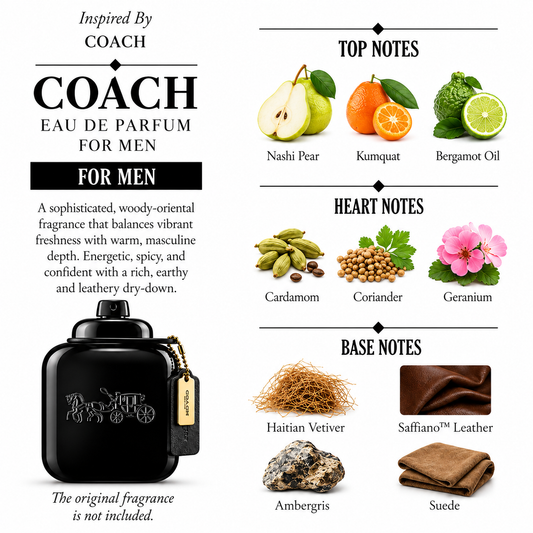Inspired by Coach - Eau de Parfum For Men
