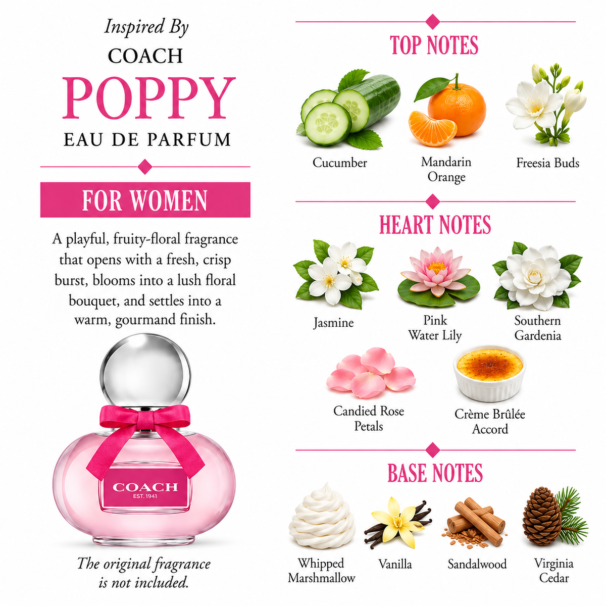 Inspired by Coach - Poppy