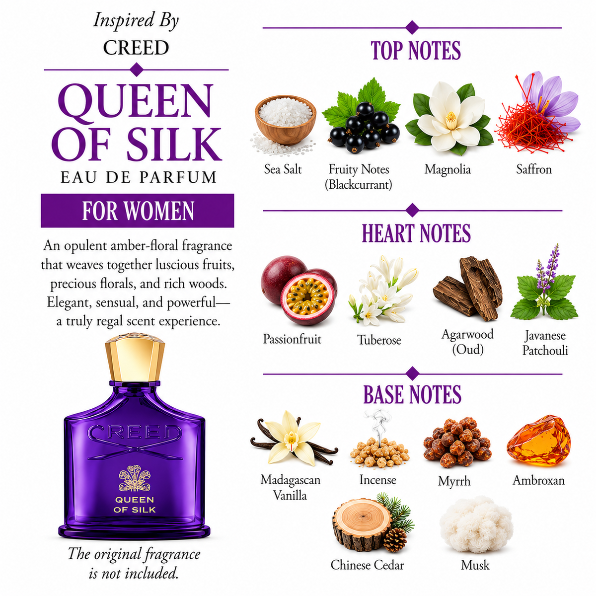 Inspired by Creed - Queen of Silk